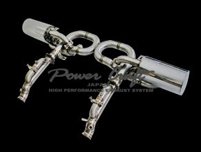 POWER CRAFT HYBRID EXHAUST MUFFLER SYSTEM 2 PIECES OUT FOR LAMBORGHINI GALLARDO P-LA320102