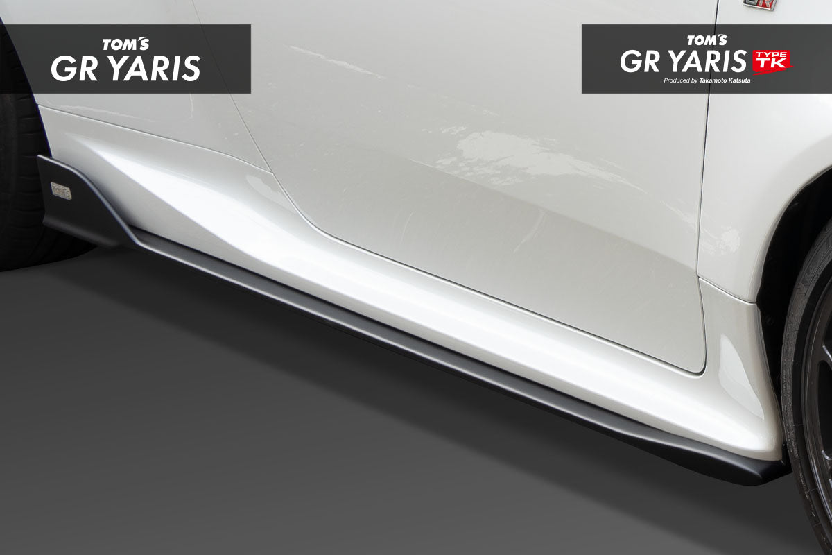 TOMS SIDE DIFFUSER FLAT BLACK FOR TOYOTA GR YARIS GXPA16 GXPA12 51082-TPA16-F