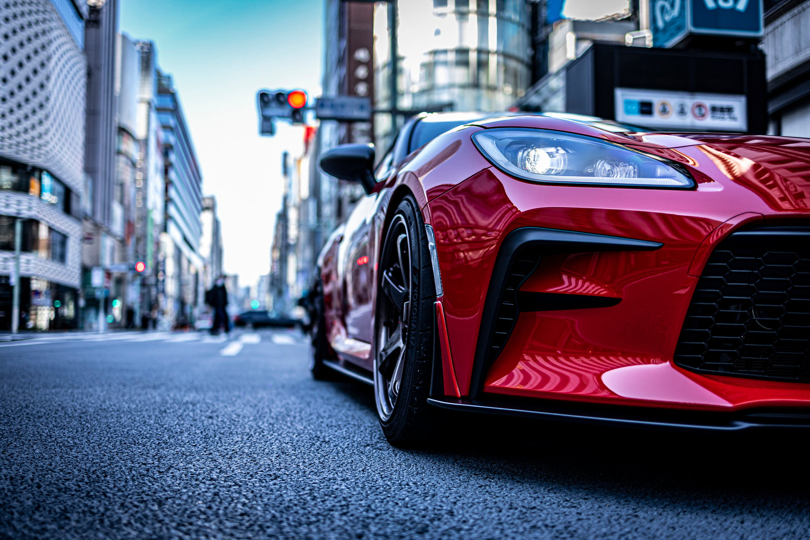 MAX ORIDO FRONT SIDE FIN MATT BLACK FOR TOYOTA GR86 ZN8 AKE-089-MBK