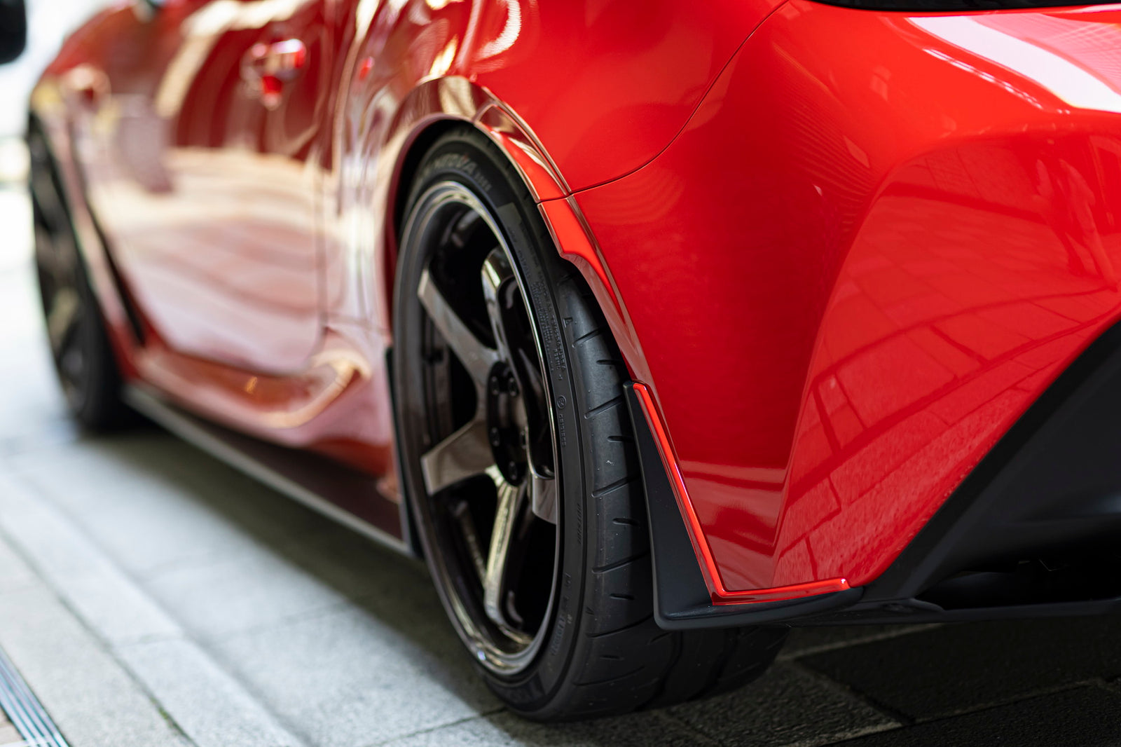 MAX ORIDO REAR END FIN MATT BLACK FOR TOYOTA GR86 ZN8 AKE-083-MBK - Black Hawk Japan