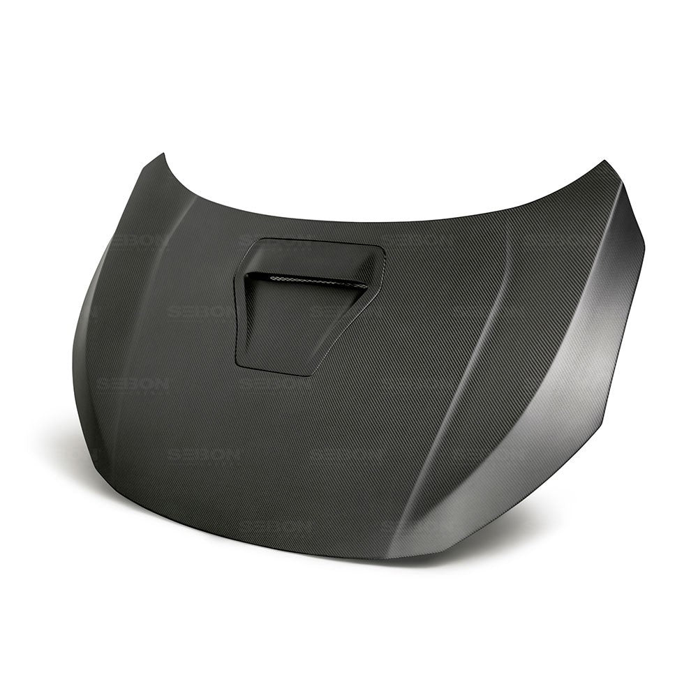 M&M HONDA DRY CARBON BONNET MUD FINISH SEIBON FOR CIVIC FK8 01100-FK8-SE01DR