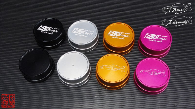 R-MAGIC RM HUB JACKET 54-65 WITH LOGO PINK ALUMITE FOR MAZDA ROADSTER ND R-MAGIC-00012