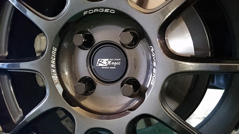 R-MAGIC RM HUB JACKET 54-65 WITH LOGO SILVER ALUMITE FOR MAZDA ROADSTER ND R-MAGIC-00009