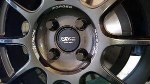 R-MAGIC RM HUB JACKET 56-65 WITH LOGO SILVER ALUMITE FOR TOYOTA 86 ZN6 SUBARU BRZ ZC6 R-MAGIC-00015