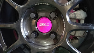 R-MAGIC RM HUB JACKET 56-65 WITH LOGO PINK ALUMITE FOR TOYOTA 86 ZN6 SUBARU BRZ ZC6 R-MAGIC-00018