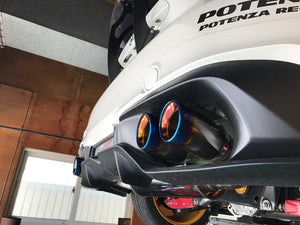 REVOLUTION DUAL CHAMBER MUFFLER EXHAUST FOR TOYOTA 86 SUBARU BRZ ZN6 ZC6 RZN6-DCM