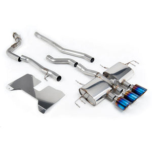 M&M HONDA MILLTEK SPORT VALVED EXHAUST 04 MATTE TITANIUM FOR HONDA CIVIC FL5 00500-FL5-MS04