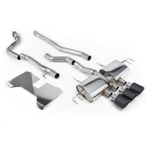 M&M HONDA MILLTEK SPORT VALVED EXHAUST 03 CARBON FIBER FOR HONDA CIVIC FL5 00500-FL5-MS03