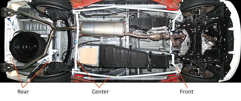 OKUYAMA FRAME BRACE CENTER For VELLFIRE ALPHARD GGH20W ANH20W 694-049-0