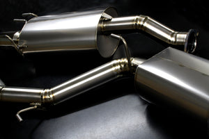 M&M HONDA SUPER TITANIUM EXHAUST SYSTEM TYPE SINGLE 60-100Φ FOR CIVIC EP3 00500-EP3-M001-60-100
