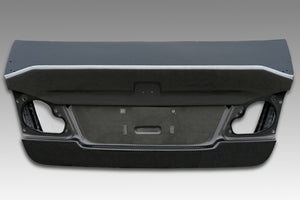 M&M HONDA AERO DUCKTAIL PLAIN WEAVE CARBON FRP TRUNK LID TYPE 2 NO WING HOLES FOR CIVIC FD2 Mugen RR 01002-FD2-M002