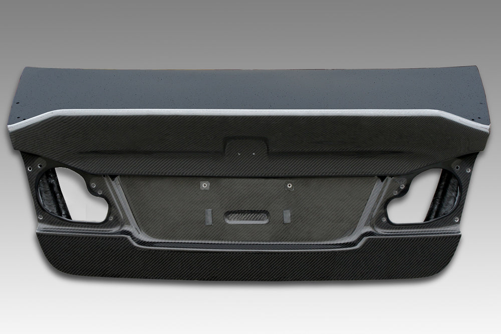 M&M HONDA AERO DUCKTAIL ALL TWILL CARBON TRUNK LID TYPE 4 NO WING HOLES FOR CIVIC FD2 Mugen RR 01002-FD2-M004
