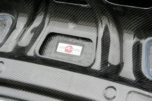 M&M HONDA AERO DUCKTAIL PLAIN WEAVE CARBON FRP TRUNK LID TYPE 2 NO WING HOLES FOR CIVIC FD2 Mugen RR 01002-FD2-M002