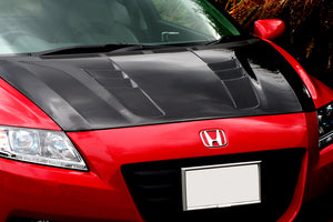 M&M HONDA CARBON BONNET TYPE MR TWILL CARBON FRP TYPE MR1 FOR CR-Z ZF1 ZF2 01100-ZF1-MR001