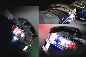 M&M HONDA CARBON GT WING TYPE 01BJ 1365MM WITH BOLT-ON BRACKET FOR INTEGRA DC2 DB8 00900-DC2-WC01-BJ