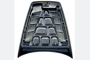 M&M HONDA PLAIN WEAVE CARBON BONNET WITH DUCT CARBON FRP TYPE T2 FOR S2000 AP1 AP2 01100-AP1-T002