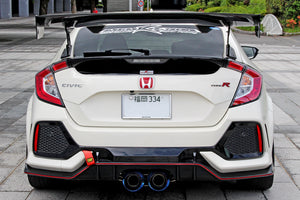 M&M HONDA CARBON GT WING TYPE WC01F VEHICLE INSPECTION NON-COMPLIANT FOR CIVIC FK8 00900-FK8-WC01F