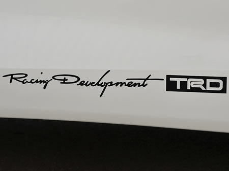 TRD TRD STICKER BLACK SMALL GOODS  08231-SP172