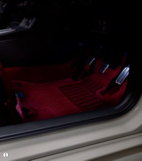 HONDA FOOTLIGHTS & SEAT UNDERLIGHTS LED WHITE ILLUMINATION FOR HONDA CIVIC FL1 08E10-T43-000A