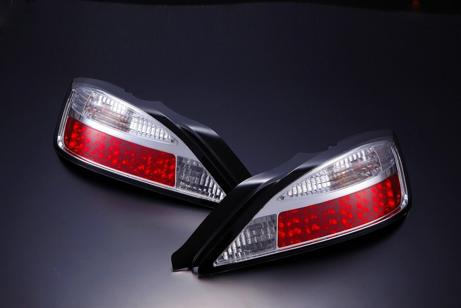 D-MAX LED TAIL LAMP CHROME SET FOR NISSAN SILVIA S15 DML1S15003T1