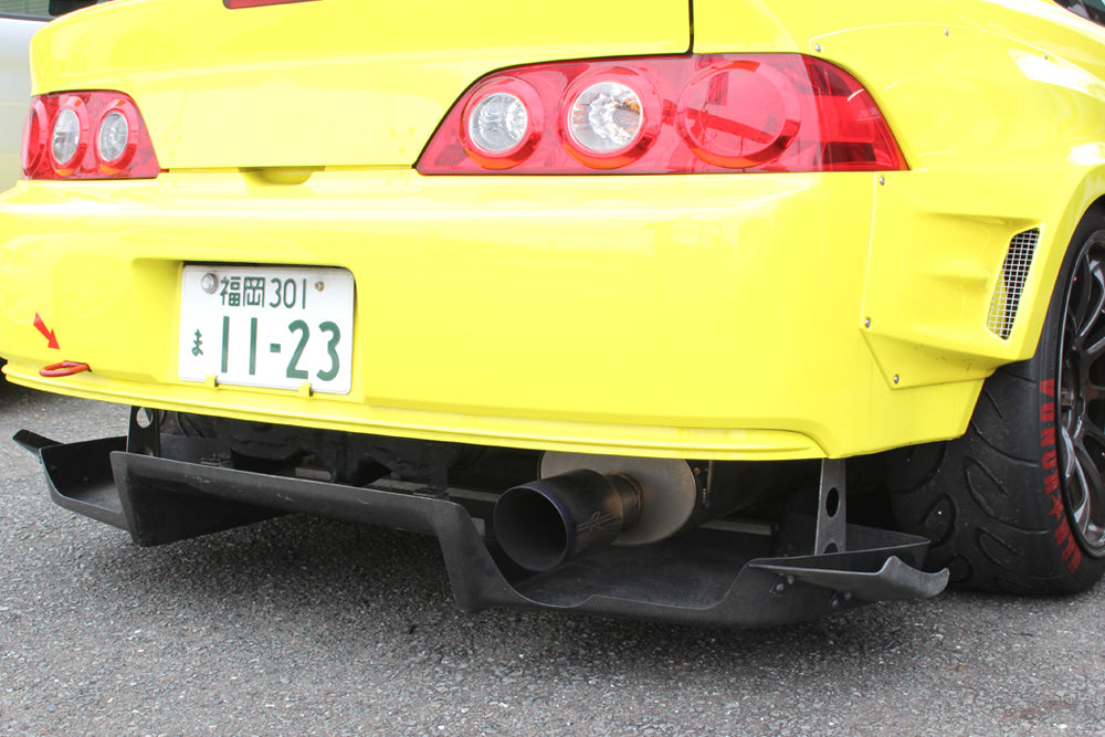 M&M HONDA DIFFUSER CANARD CARBON TYPE FOR INTEGRA DC5 01000-DC5-M004