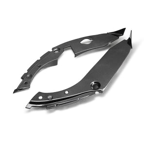 M&M HONDA CARBON ENGINE ROOM FENDER COVER SEIBON FOR CIVIC FK8 01100-FK8-SE15