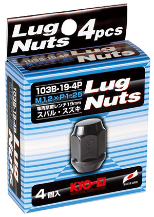 KYO-EI LUG NUT 4PCS (M12xP1.25) 103B-19-4P