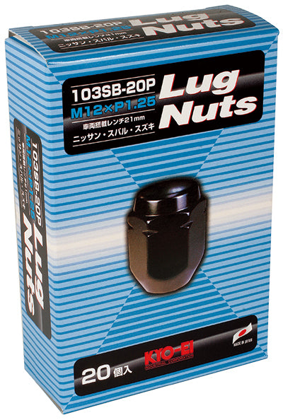 KYO-EI LUG NUT 20PCS (M12xP1.25) 103SB-20P