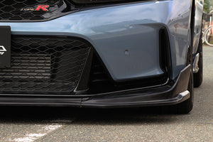 M&M HONDA FRONT LIP SPOILER FRP GLOSS BLACK PAINTED FOR CIVIC FL5 01010-FL5-MR03