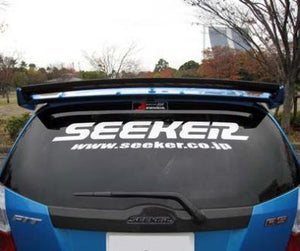 SEEKER 2-PIECE REAR WING SILVER METALLIC FOR HONDA FIT GE  16020-GE8-002