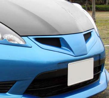 SEEKER FRP FRONT GRILL SKY METALLIC FOR HONDA FIT GE  16010-GE8-F02