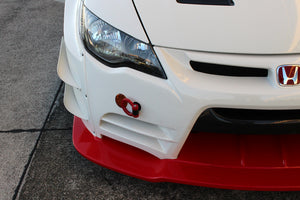 M&M HONDA FRONT TWIN CANARD FOR WIDE BODY KIT FOR CIVIC FD2 FD1 01010-FD2-MR04