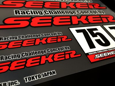 SEEKER RACING CHALLENGE CONCEPT STICKER SHEET