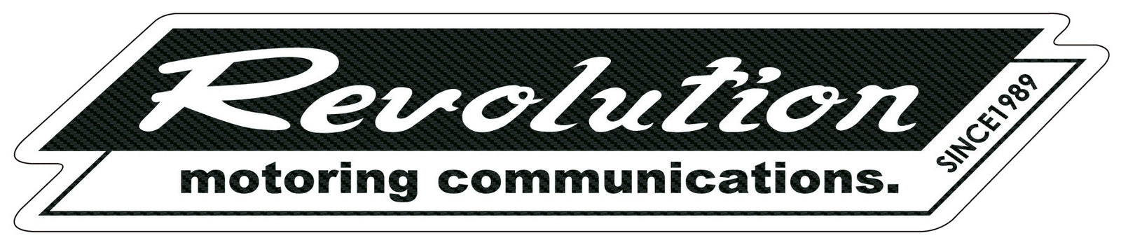 REVOLUTION REVOLUTION LOGO (LARGE) CARBON FOR  REVO-20-1