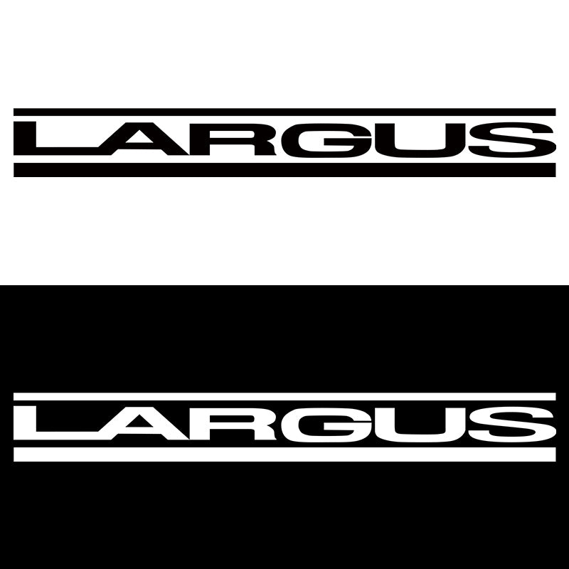 LARGUS CUTTING STICKER (B TYPE) 200MM X 26MM 1 SHEET BLACK FOR  01011293010-QQ