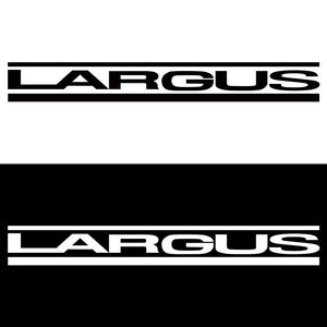 LARGUS CUTTING STICKER (B TYPE) 200MM X 26MM 1 SHEET BLACK FOR  01011293010-QQ