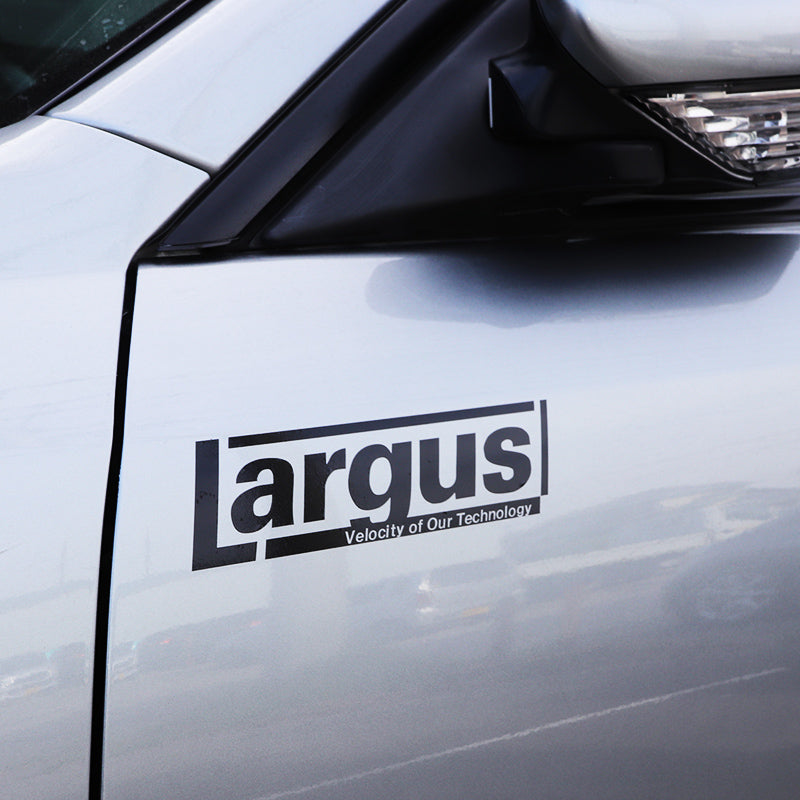 LARGUS LOGO CUTTING STICKER (A TYPE) 200MM X 55MM 1 SHEET WHITE FOR  01011293006-QQ