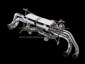 POWER CRAFT HYBRID EXHAUST MUFFLER SYSTEM TITAN TAIL BLACK TAIL FOR LAMBORGHINI HURACAN LP610 P-LA300103-BKT
