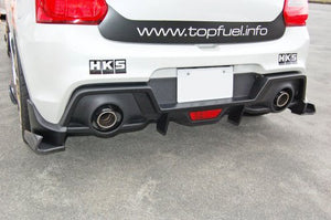 TOP FUEL REAR SPLITTER CARBON FOR SUZUKI SWIFT SPORTS ZC33S