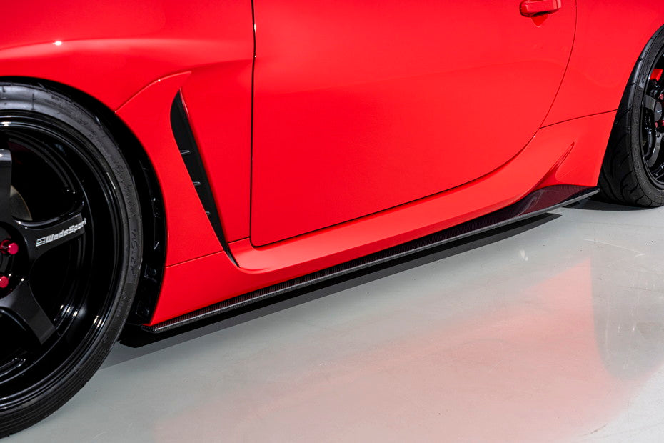 AIMGAIN SPORT SIDE SPOILER CARBON UNPAINTED FOR TOYOTA GR86 ZN8 AIMGAIN-00023