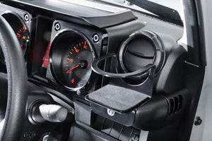 GARAGE VARY DRINK HOLDER (BLACK ALUMITE PROCESSED) FOR JIMNY JB64 501-071
