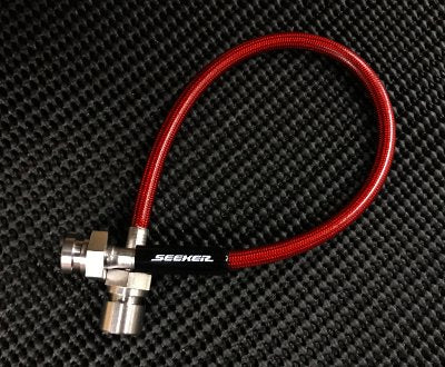 SEEKER RED COAT STAINLESS MESH CLUTCH LINE FOR HONDA CIVIC FK7 6MT  17000-FK7-000