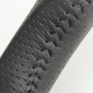 REAL ORIGINAL SERIES D SHAPE PIANO BLACK BLACK STITCH STEERING WHEEL FOR TOYOTA PRIUS 50  50-PBW-BK