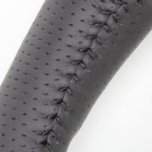 REAL ORIGINAL SERIES ROUND SHAPE 56 BROWN WOOD BLACK STITCH STEERING WHEEL FOR TOYOTA LAND CRUISER 200 : KOUKI  H30-BRW-BK