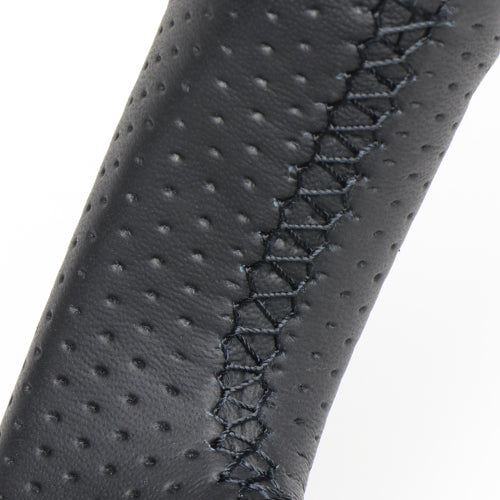 REAL ORIGINAL SERIES D SHAPE BLACK CARBON BLACK EURO STITCH STEERING WHEEL FOR NISSAN JUKE F15 NSB-BKC-BK