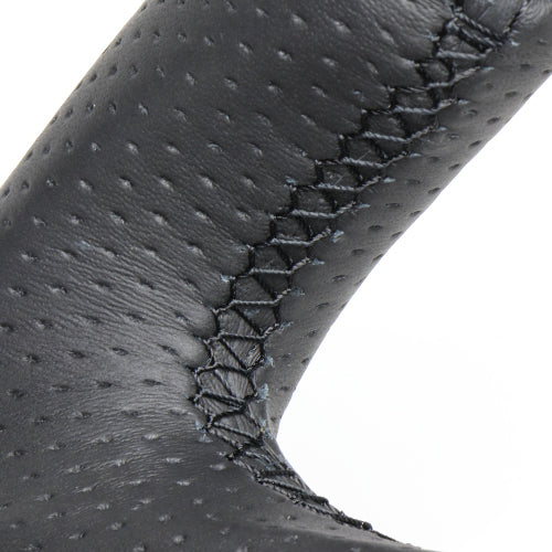 REAL ORIGINAL SERIES SOFT D SHAPE PIANO BLACK BLACK EURO STITCH STEERING WHEEL FOR HONDA FIT GP5 6 GK3~6  HNA-PBW-BK