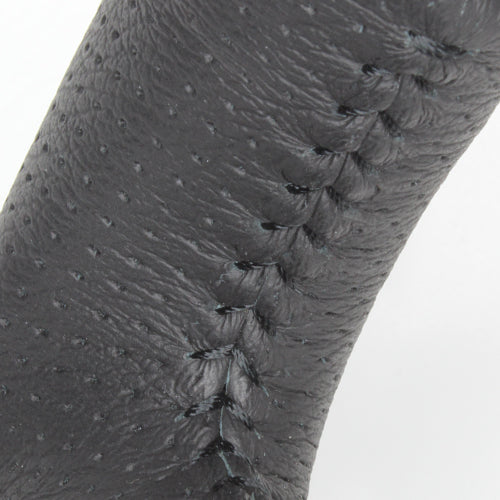 REAL ORIGINAL SERIES SOFT D SHAPE BLACK CARBON BLACK STITCH STEERING WHEEL FOR SUZUKI JIMNY JB23W: 5-9 TYPE  JB-BKC-BK