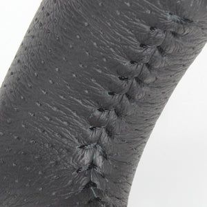 REAL ORIGINAL SERIES SOFT D SHAPE BLACK CARBON BLACK STITCH STEERING WHEEL FOR SUZUKI JIMNY JB23W: 5-9 TYPE  JB-BKC-BK