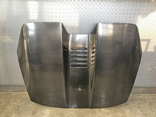 TOP FUEL DRY CARBON ENGINE HOOD FOR HONDA S660 JW5 - Black Hawk Japan