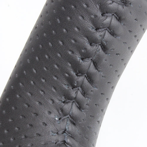 REAL ORIGINAL SERIES SOFT D SHAPE BLACK CARBON BLACK STITCH STEERING WHEEL FOR TOYOTA FJ CRUISER GSJ15W FJ-BKC-BK